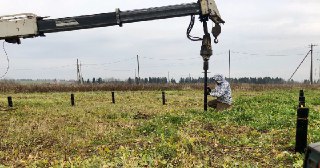 Установка винтовых свай Тара цена от 3080 руб.