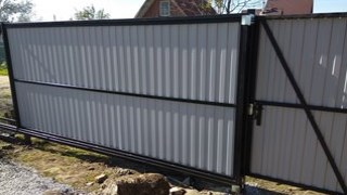 Купить сваи для ворот в Тара. Заказать ворота на сваях под ключ от 21557 руб