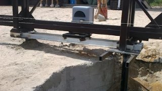 Купить сваи для ворот в Тара. Заказать ворота на сваях под ключ от 21557 руб